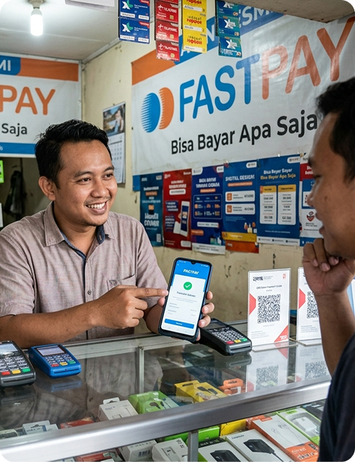 Mitra Fastpay membantu kebutuhan transaksi pelanggan