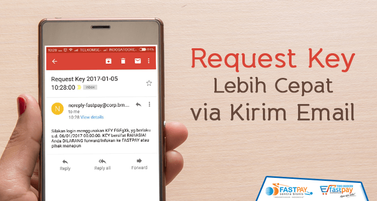 Fitur Terbaru, Request Key Dikirim via Email