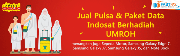 Jual Pulsa & Paket Data Indosat Berhadiah Umroh Gratis!
