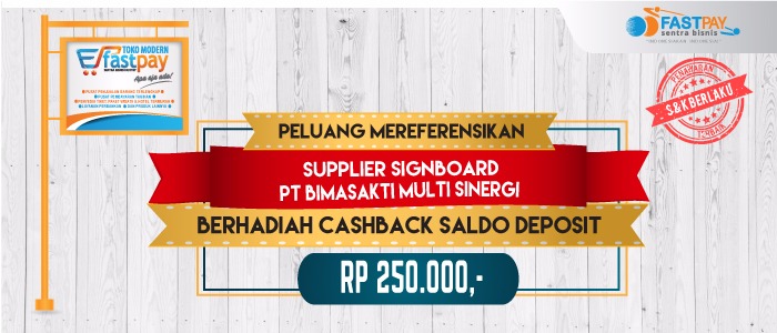 Peluang Usaha hanya Mereferensikan Supplier Signboard PT Bimasakti Multi Sinergi