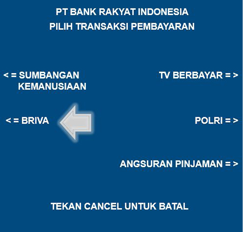 5-briva-pilih-briva (Tips & Info) Cara Mudah Deposit 24 Jam menggunakan BRIVA