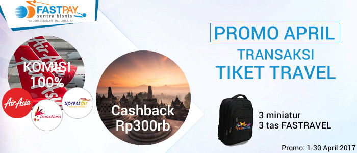 (Promo April) Transaksi Tiket Travel