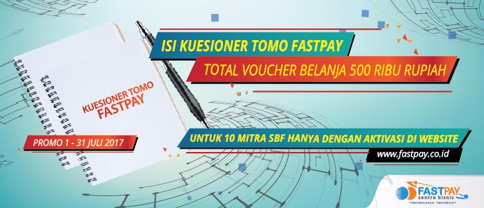 (Info Juli) Kuesioner Layanan Penjualan Barang TOMO FASTPAY