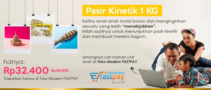 (Promo TOMO Juli) Pasir Kinetik Mainan Cerdas untuk Anak