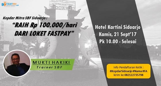 Kopdar Mitra SBF Sidoarjo 21 September 2017