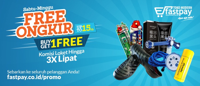 BELI APA AJA di Toko Modern Fastpay kini ada FREE ONGKIR selama bulan Desember!