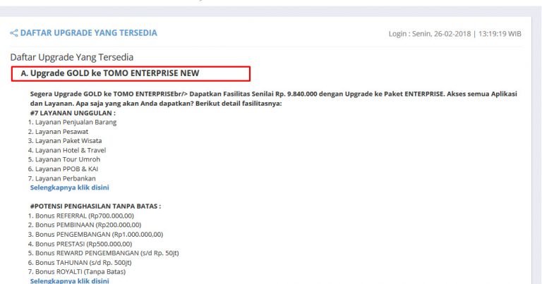 Cara Upgrade Fastpay
