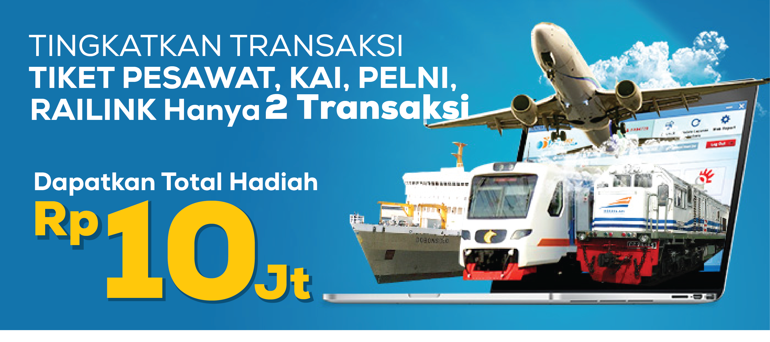 Transaksi TIKET di FASTPAY Dapat SPESIAL HOKI GRATIS 2 TIKET KAI !