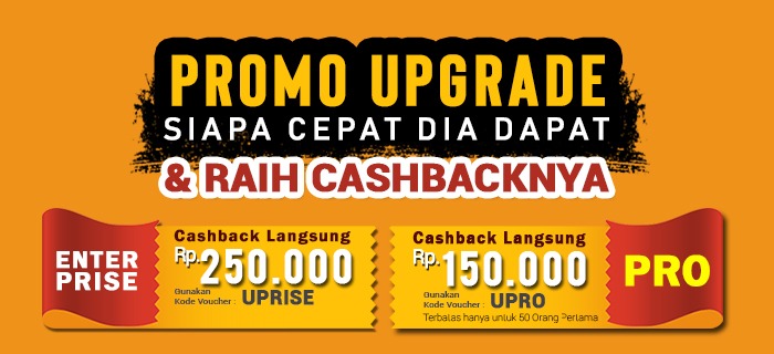 Siapa Cepat Dia Dapat ! Promo UPGRADE Hemat Hingga 250 Ribu !