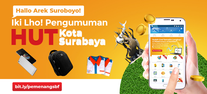 Selamat !! Ini Pemenang Progam HUT Kota Surabaya !!