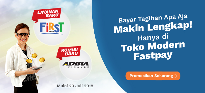 Bayar Tagihan Apa Aja Makin Lengkap Hanya di Toko Modern Fastpay!