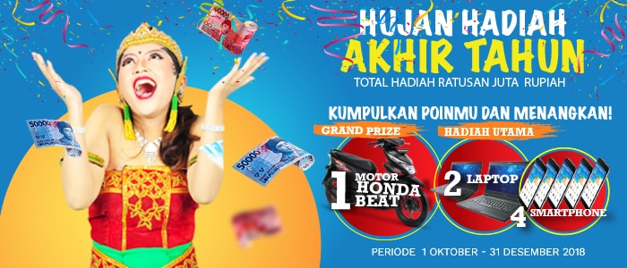 Hujan Hadiah Akhir Tahun Total RATUSAN JUTA