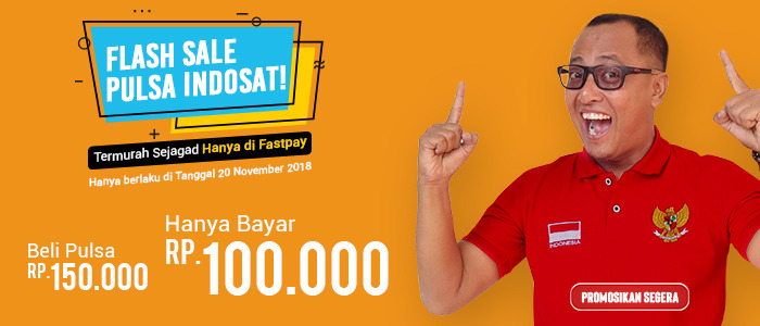 Beli Pulsa Indosat Paling Murah Sejagad Hanya di Fastpay