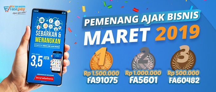 SELAMAT!!! Inilah Pengumuman Kontes Share Link Ajak Bisnis Fastpay 2019