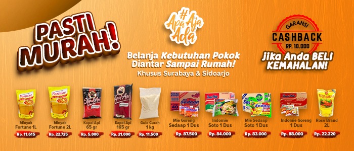 Belanja Grosir Murah Sampai Rumah!