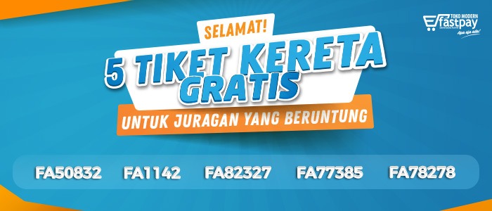 Selamat untuk Juragan Yang Beruntung Mendapatkan Tiket Gratis Kereta Api!