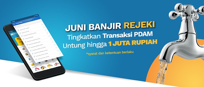 JUNI BANJIR REJEKI! Bayar PDAM Malah Dapat Untung HINGGA 1 JUTA RUPIAH