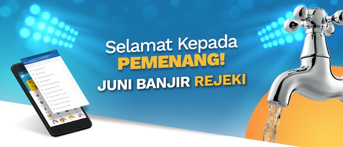 JUNI BANJIR REJEKI PDAM FASTPAY Telah Diumumkan! Selamat Bagi Pemenang yang Beruntung!