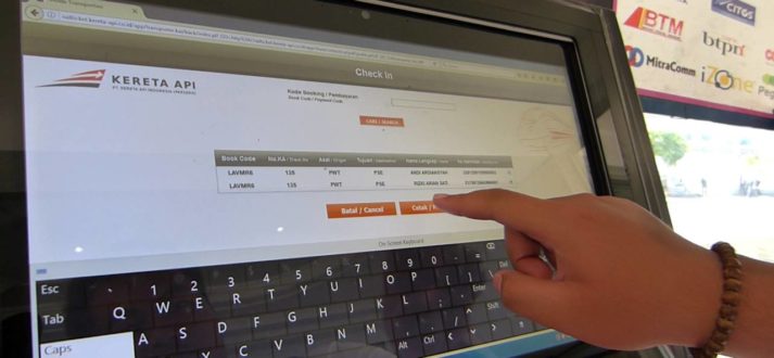 Cara menggunakan tiket kereta online