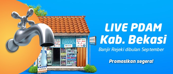 Layanan Pembayaran PDAM Bekasi Live di Toko Modern Fastpay!