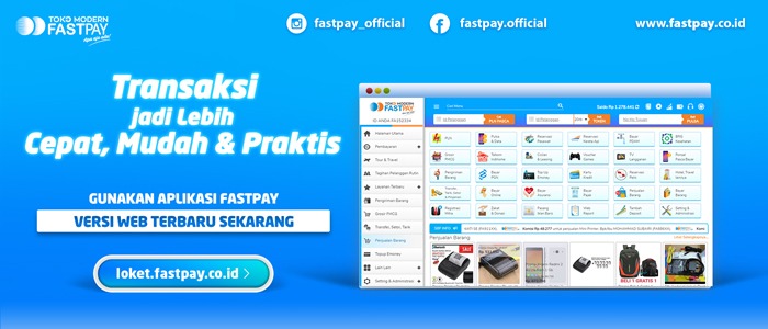 Wow, Tampilan Baru dari Website Fastpay jadi Makin Praktis Juragan!