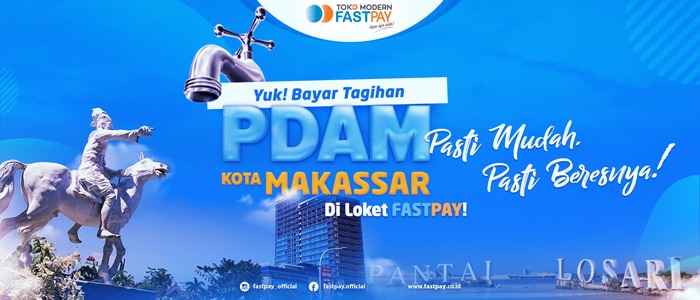 Yes! Layanan PDAM Toko Modern Fastpay Hadir di Makassar