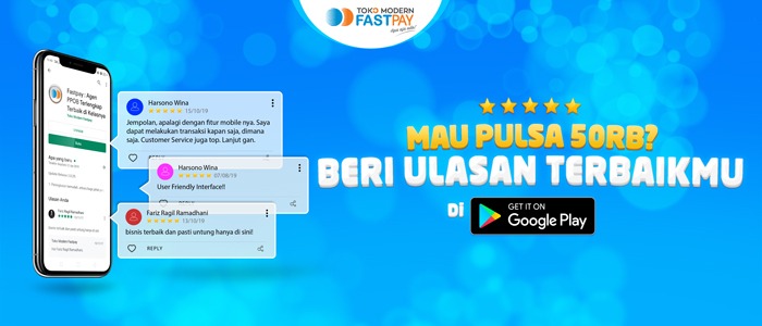 Ulas Pengalaman Menarik Menjadi Juragan Fastpay di Google Playstore Langsung Dapat Saldo 50Rb!