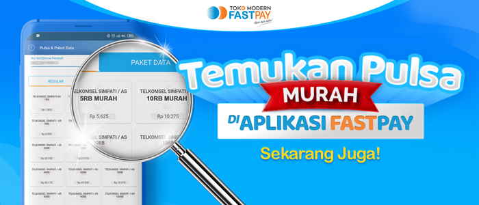 Pulsa Murah | Dapatkan Harga Terbaik Pulsa Seluler dari Aplikasi Fastpay!