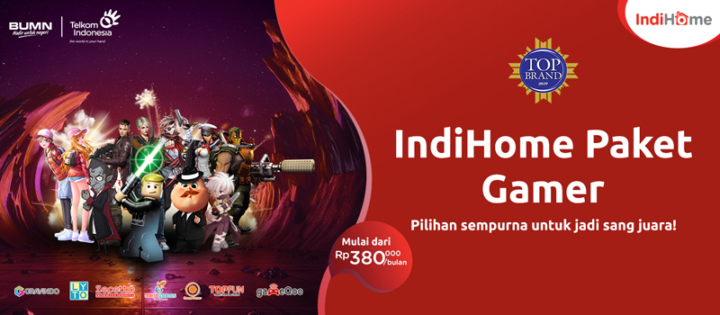 Ini Dia IndiHome Paket Gamers yang Sangat Cocok Untuk Para Gamers Seperti Anda!