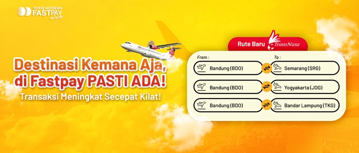 Jadi Juragan Tiket Pesawat Fastpay Pasti Dapat Bonus TerUntung!