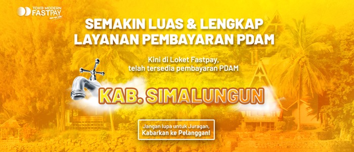 [LIVE] Pembayaran PDAM Kab. Simalungun Tersedia Loket Fastpay!