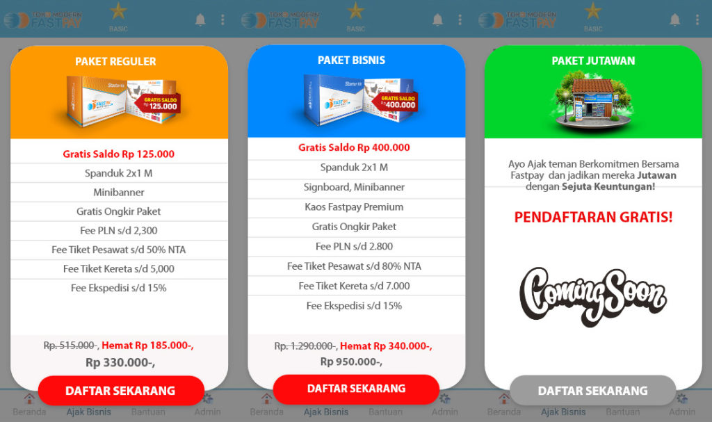 Paket-Pendaftaran-Fastpay-2020-1024x607 Paket Pendaftaran Fastpay Terbaru - Biaya Aktivasi Paling Murah Untung Melimpah!