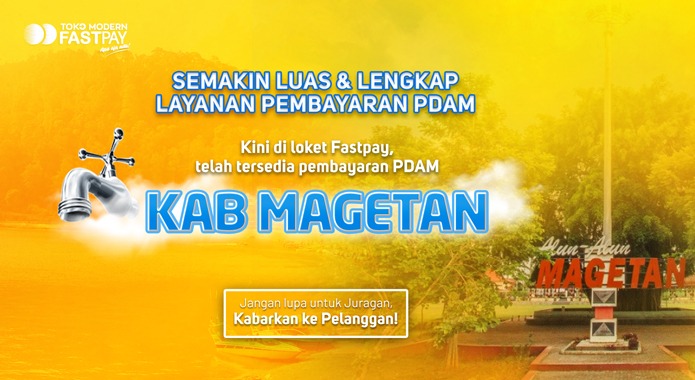 [LIVE] Layanan Pembayaran PDAM Magetan di Toko Modern Fastpay