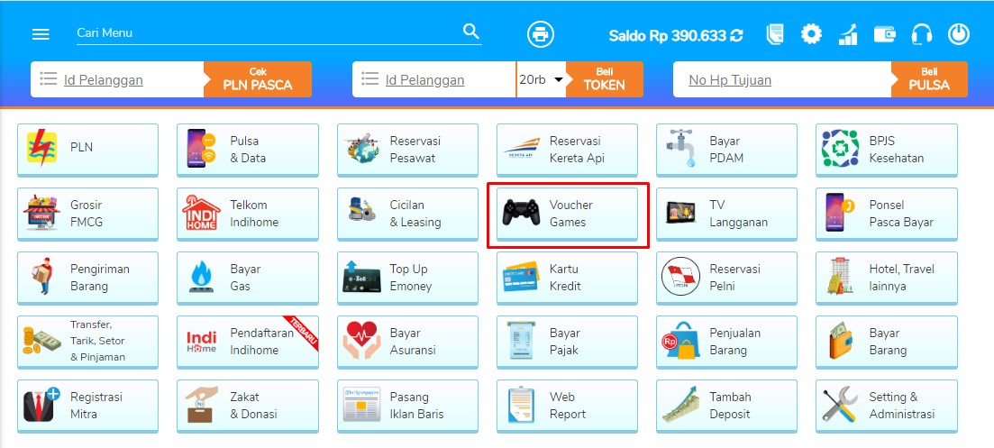 Bisnis Jual Voucher Game Online