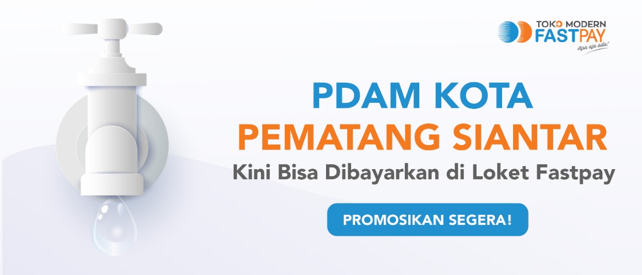 PDAM KOTA PEMATANG SIANTAR LIVE DI TOKO MODERN FASTPAY