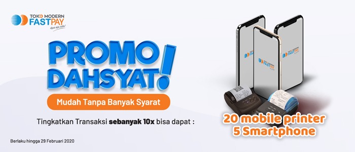 KADO PROMO DAHSYAT!! Fastpay Kasih Hadiah Mudah Tanpa Banyak Syarat