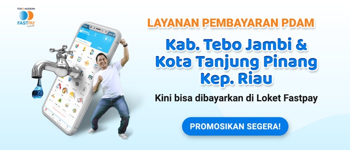 [LIVE] Layanan Pembayaran PDAM Tebo Tanjung & Kota Tanjung Pinang Kep. Riau di Toko Modern Fastpay