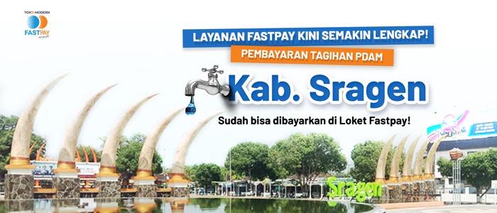 [LIVE] Pembayaran PDAM Kab.Sragen Tersedia Loket Fastpay!