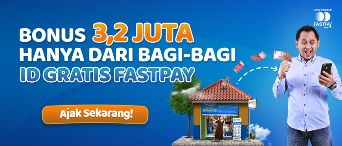 BONUS 3,2 JUTA HANYA DARI ID GRATIS