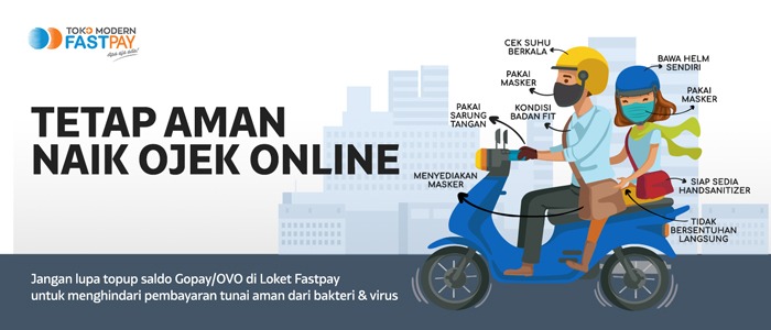 Tetap Aman naik Ojek Online di Masa New Normal! Wajib Simak Protokol Kesehatannya!