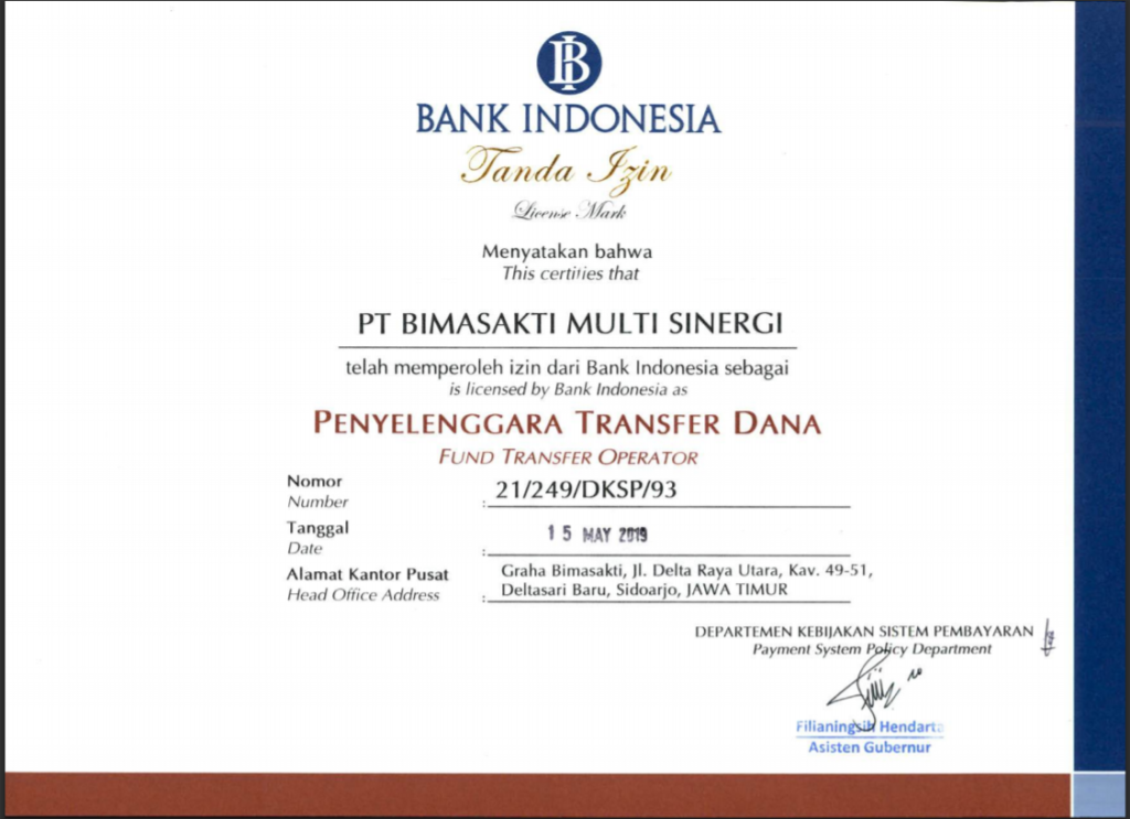 izin-transfer-dana-pt-bimasakti-multi-sinergi-1024x743 Bimasakti - Fastpay Kantongi Izin Transfer Dana