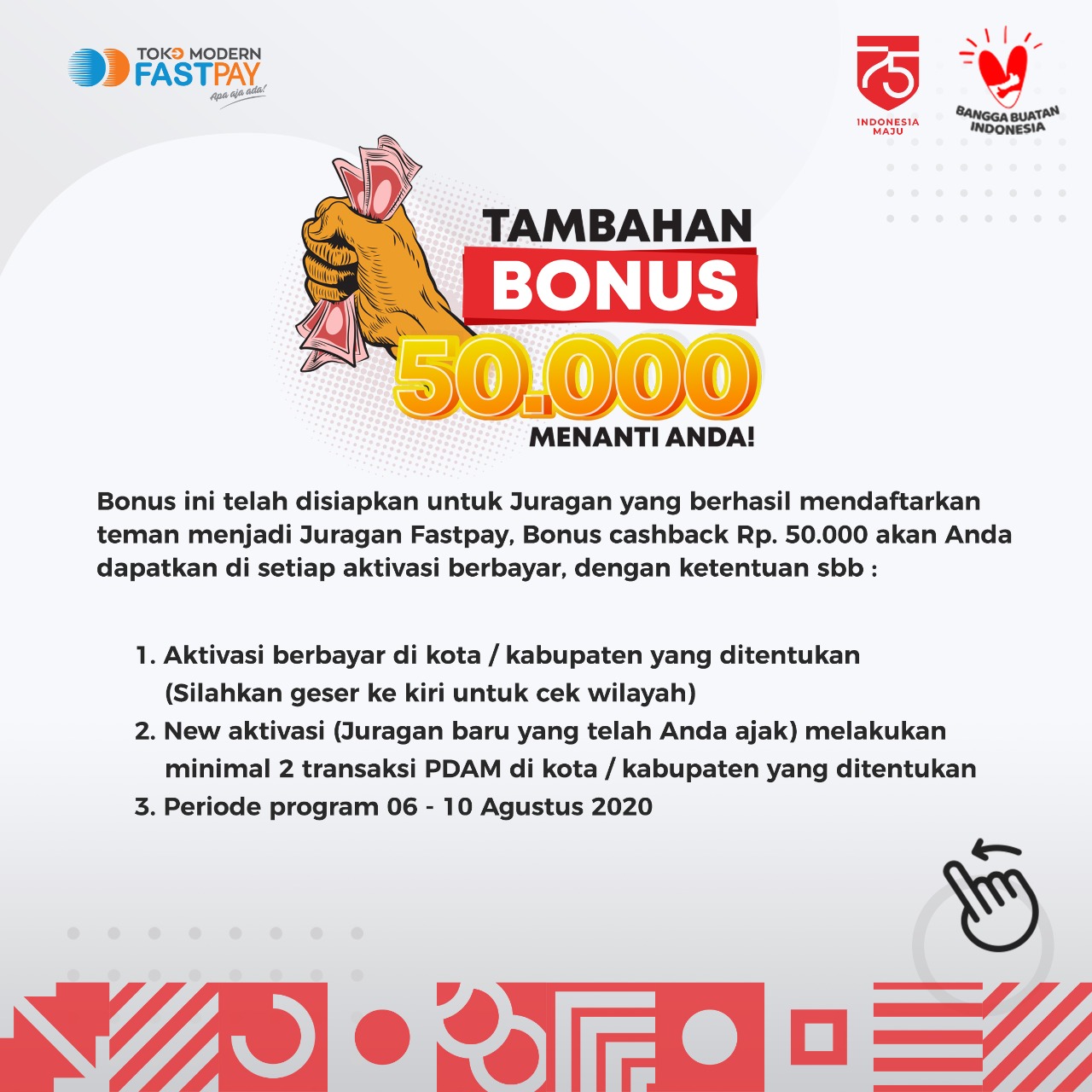 2 Tambahan Bonus 50.000 Telah Menanti Anda!