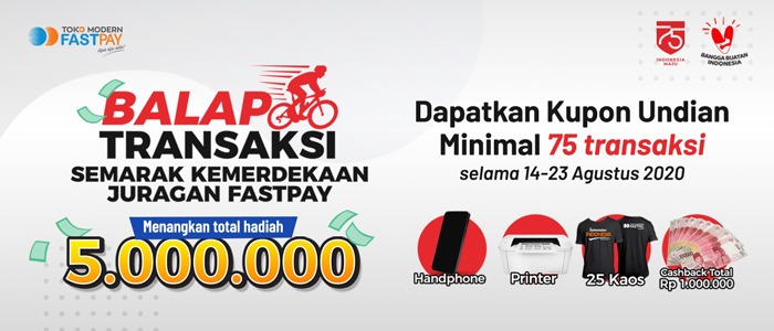 Balap Transaksi Semarak Kemerdekaan Juragan Fastpay! WAJIB IKUTAN!