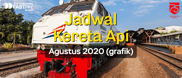 Jadwal Kereta Api Agustus 2020 (Grafik)