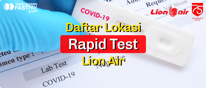 lokasi rapid test Lion Air
