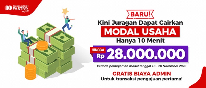 BARU!  Kini Juragan Dapat Cairkan Modal Usaha Hanya 10 Menit HINGGA 28 JUTA RUPIAH!