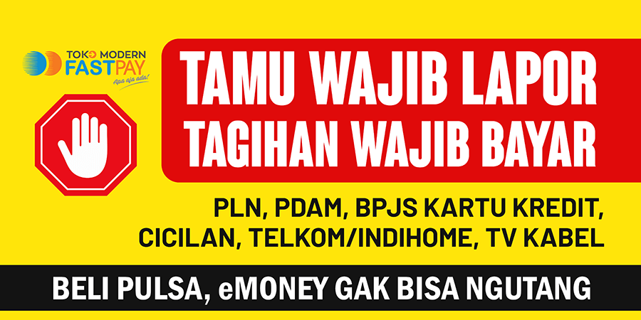 Bikin Loket Anda Menarik dan Viral, Pasang Banner Ini Sekarang