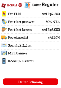 Gambar Daftar FastPay Reguler