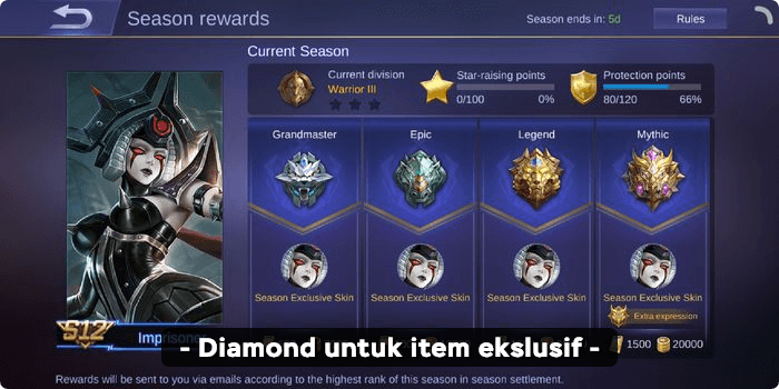 item-ekslusif-mobile-legends Fungsi Diamond Mobile Legends Kamu Perlu Tahu, Promo Diamond Mobile Legends di Fastpay