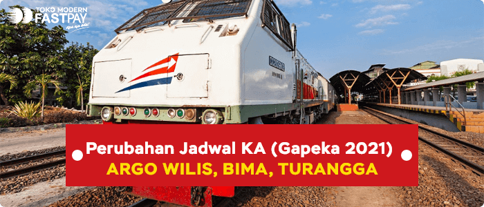 Perubahan Jadwal Kereta Api Argo Wilis, Bima, Turangga Sesuai Gapeka 2021 per 10 Februari 2021